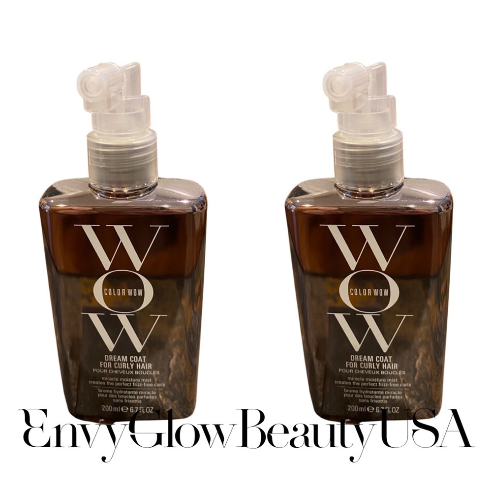 Color Wow Dream Coat For Curly Hair 6.7 oz Frizz Free 2 units